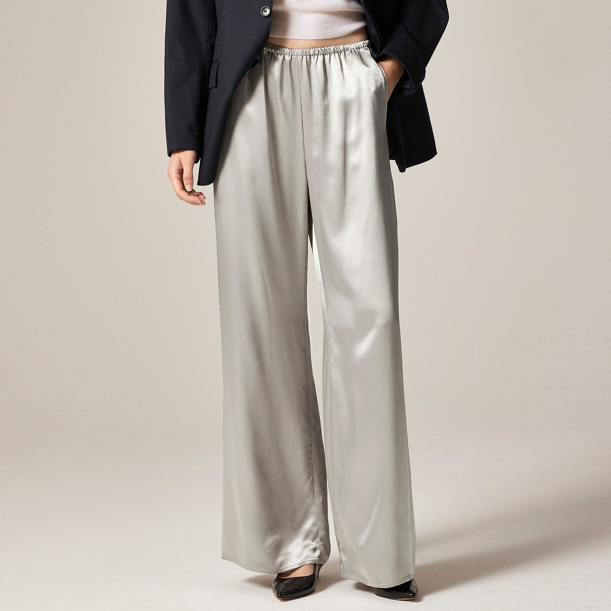 J.Crew, Cosmo Pants in Luster Charmeuse