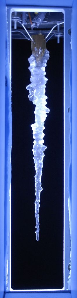Icicle with lots of ripples