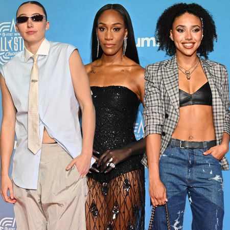 collage of the best celebrity looks at the 2026 WNBA All-Star Weekend