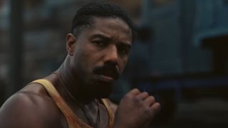 Michael B. Jordan as Elijah in the new horror movie, Sinners.