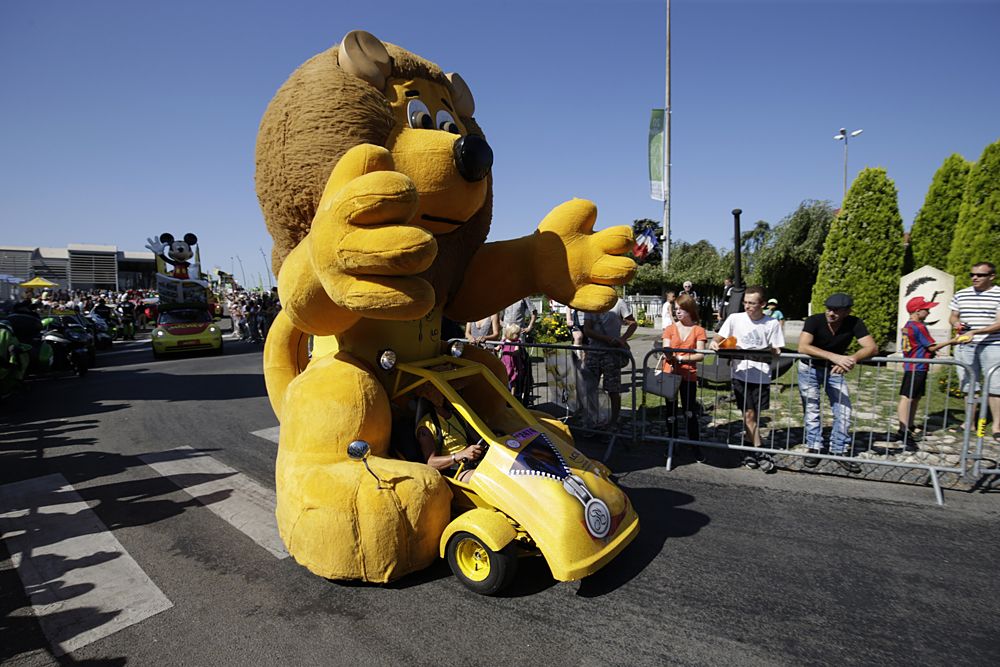 The Tour de France lion