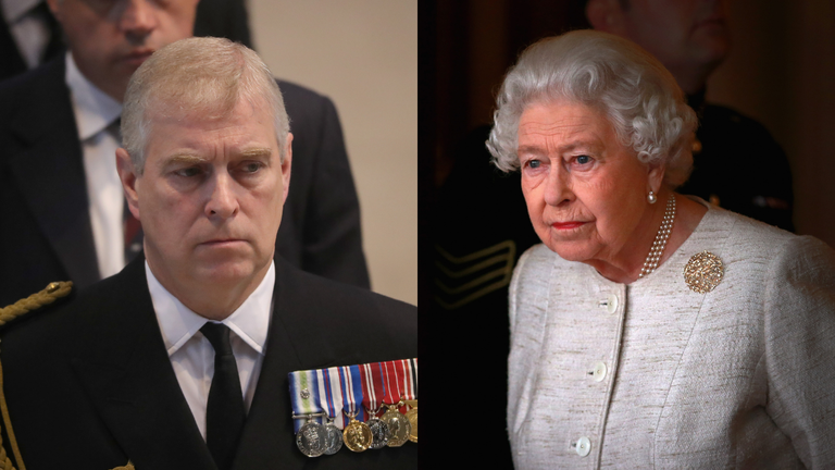 Queen furious with Prince Andrew
