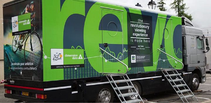 The Dimension Data truck