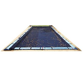 Blue Wave Bwc564 20-Ft X 40-Ft Rectangular Leaf Net in Ground Pool Cover,black