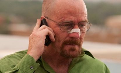 Bryan Cranston's Walter White wrapped on up the fourth season of AMC's "Breaking Bad" with a mind-blowing, "morally searing" finale Sunday night.
