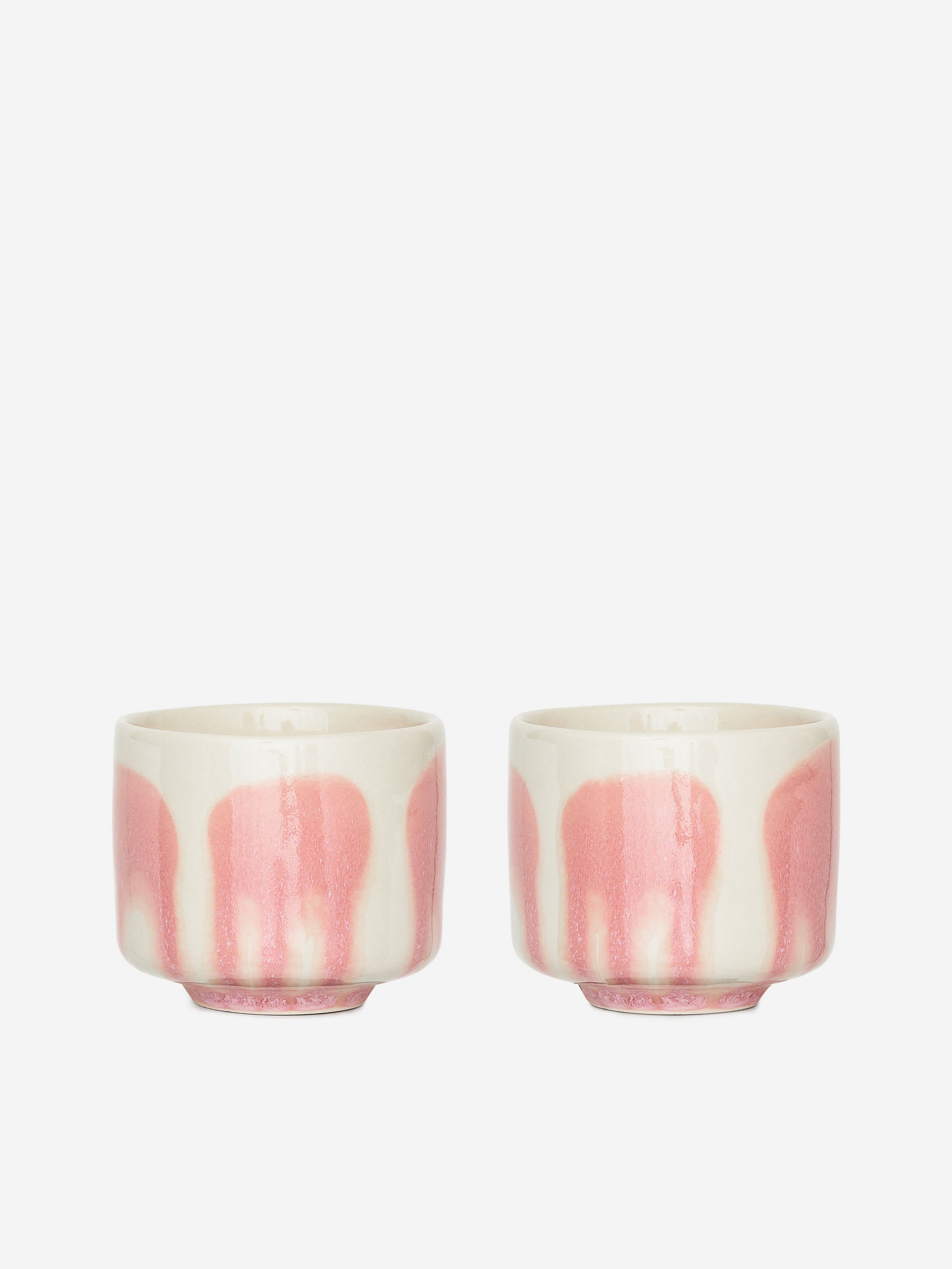Stoneware Cups Set of 2 – Pink Splash – Homeware – Arket Gb