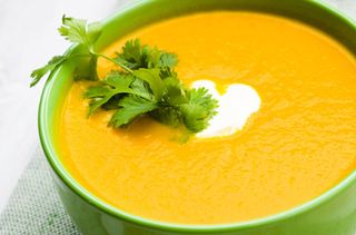 Carrot and butternut squash soup