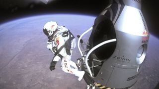 Baumgartner Starts Jump