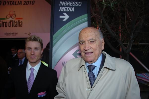 Damiano Cunego and Fiorenzo Magni