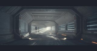 Alien Romulus; spaceship interior