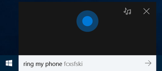 Cortana voice recognition