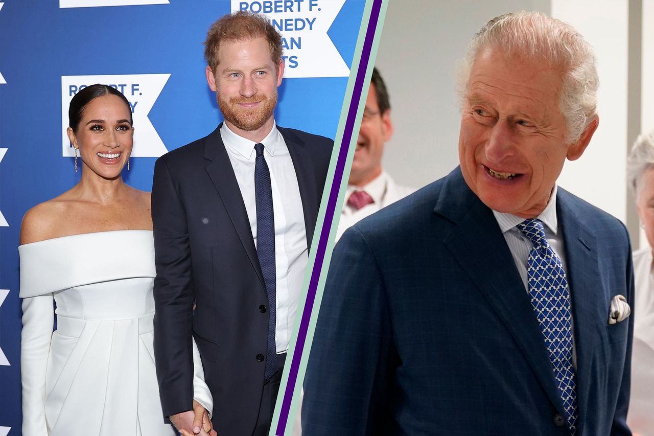 Prince Harry, Meghan Markle and King Charles III