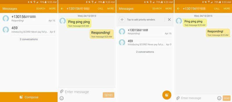 Samsung messages