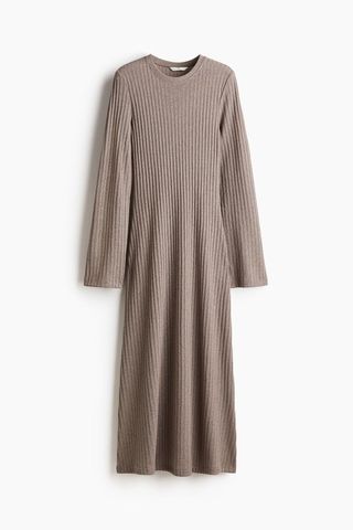 Rib-Knit Dress