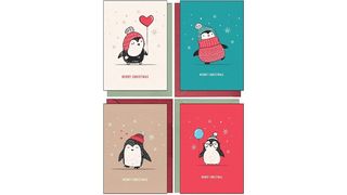 Assorted penguin cards