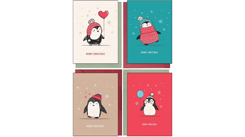 Assorted penguin cards