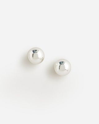 Dainty Gold-Plated Ball-Stud Earrings