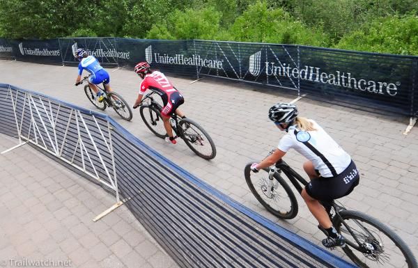 Daniela Campuzano (Mexico National Team) leading the race on the second lap