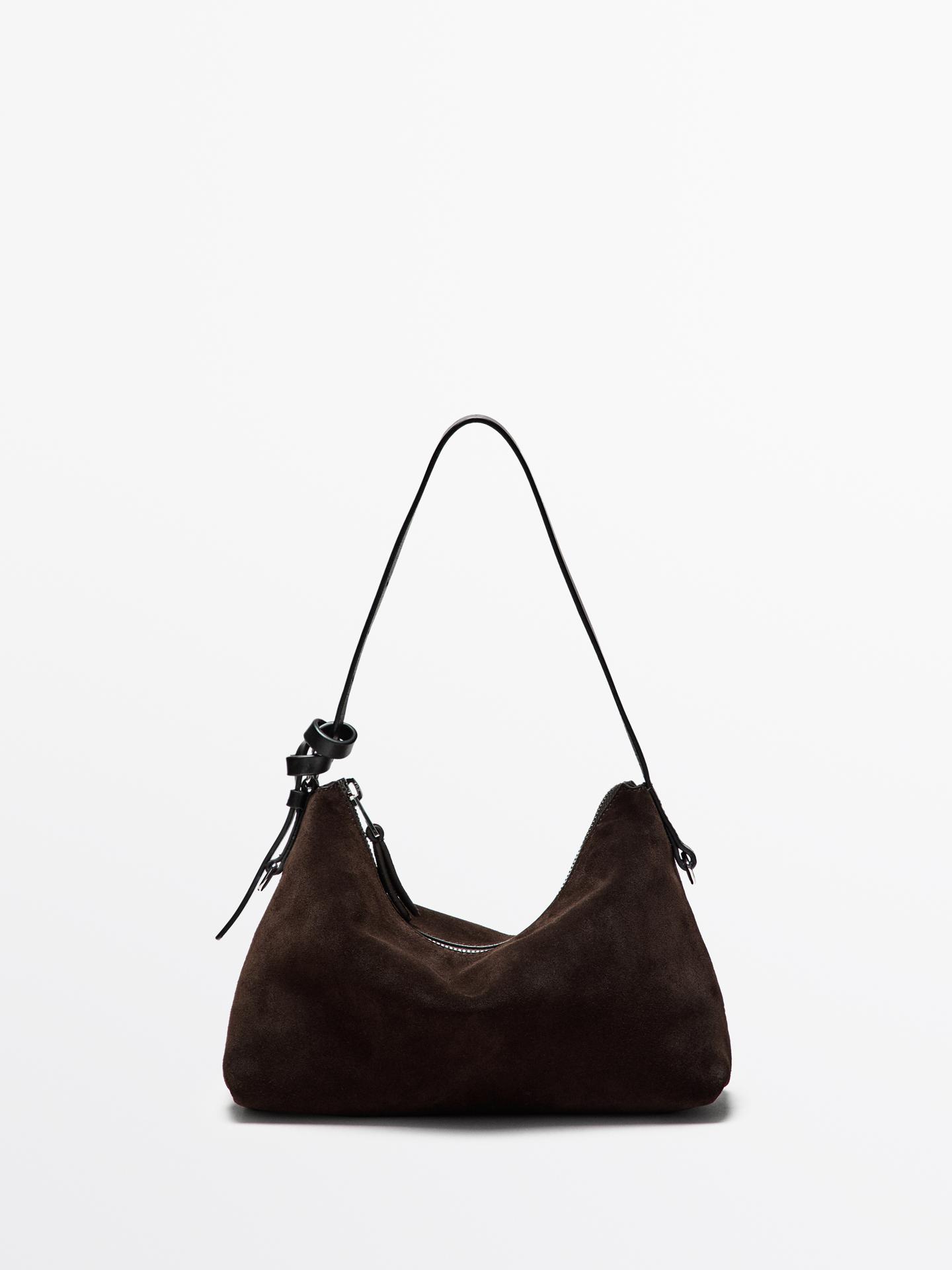 Massimo Dutti, Small Split Suede Leather Bag