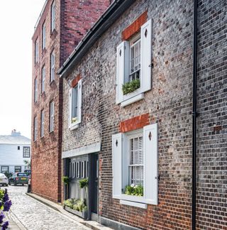 Amber and Thomas Haynes nautical-inspired mews house in Old Portsmouth