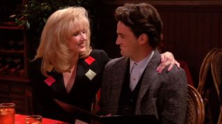 Morgan Fairchild and Matthew Perry on Friends.
