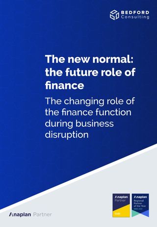 Whitepaper cover with title on blue background split with grey triangle bottom right with other whitepaper covers