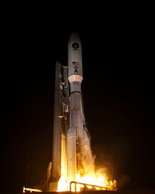 MUOS-3 Satellite Launch