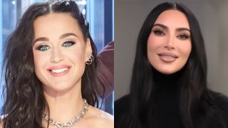 Katy Perry on American Idol and Kim Kardashian on The Kardashians.