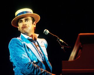 Elton John in concert in Los Angeles