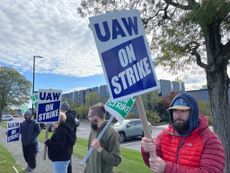 UAW workers strike at Mack Trucks