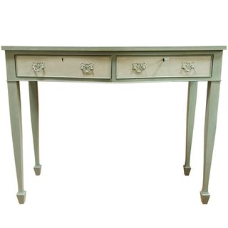 bow front console table