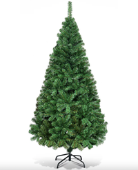 Costway 6ft Artificial PVC Christmas Tree:&nbsp;was $70, now $32.99 at Walmart (save $37)