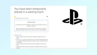 PlayStation Direct virtual waiting room