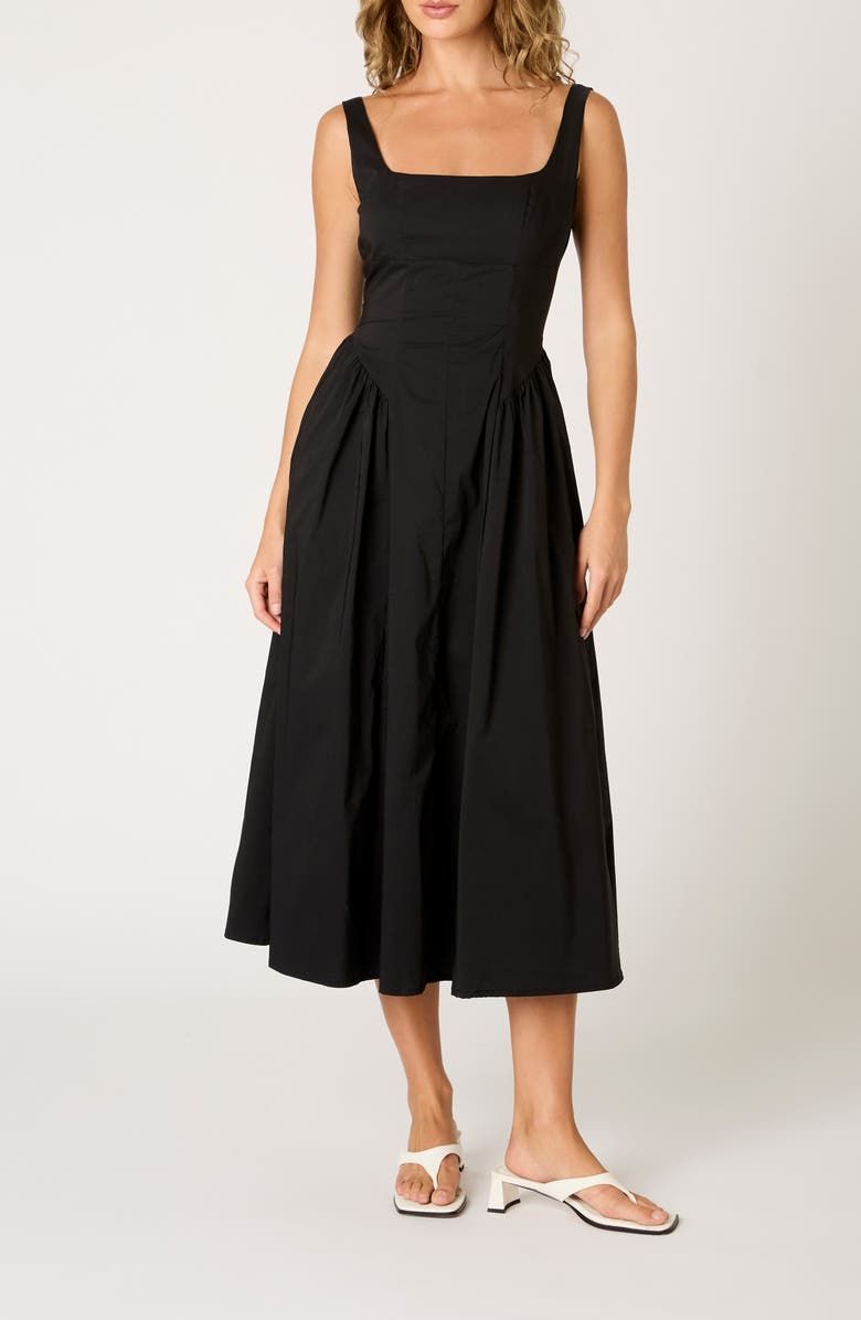 Daisy Fit & Flare Midi Dress