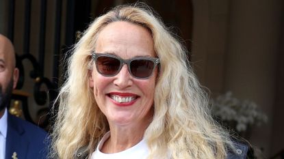Jerry Hall on September 28, 2026 in Paris, France