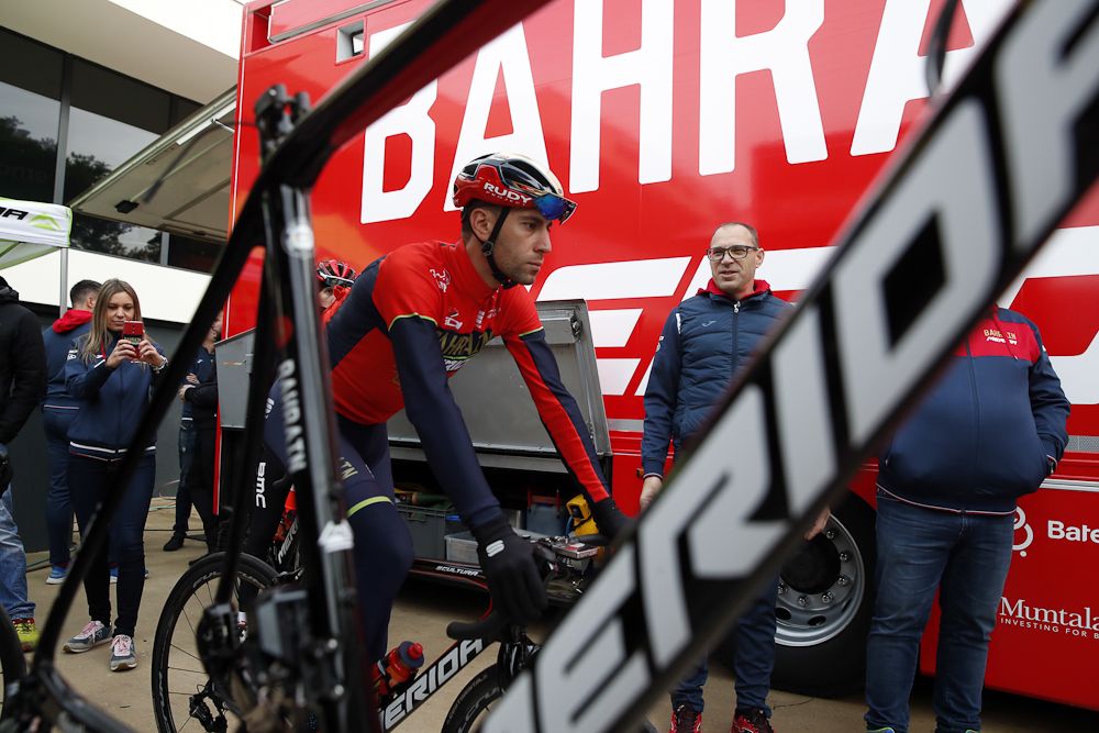 Vincenzo Nibali in Croatia at team cmap