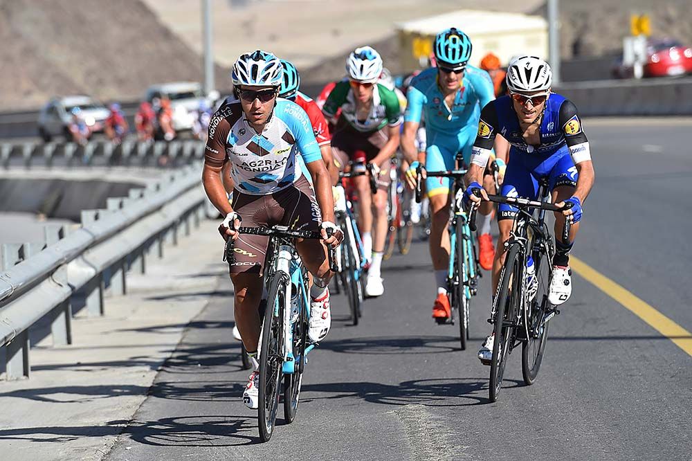 Domenico Pozzovivo (AG2R-La Mondiale) drove again