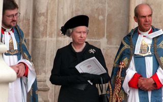 Queen Princess Diana funeral