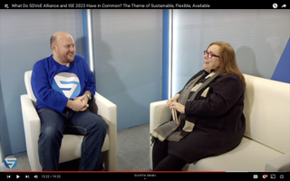 AV Technology’s content director, Cindy Davis, and SDVoE president Justin Kennington discuss the trends that emerged from ISE 2023.