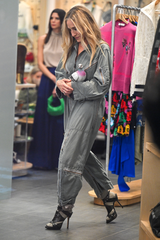 Sarah Jessica Parker on set of And Just Like That Season 2