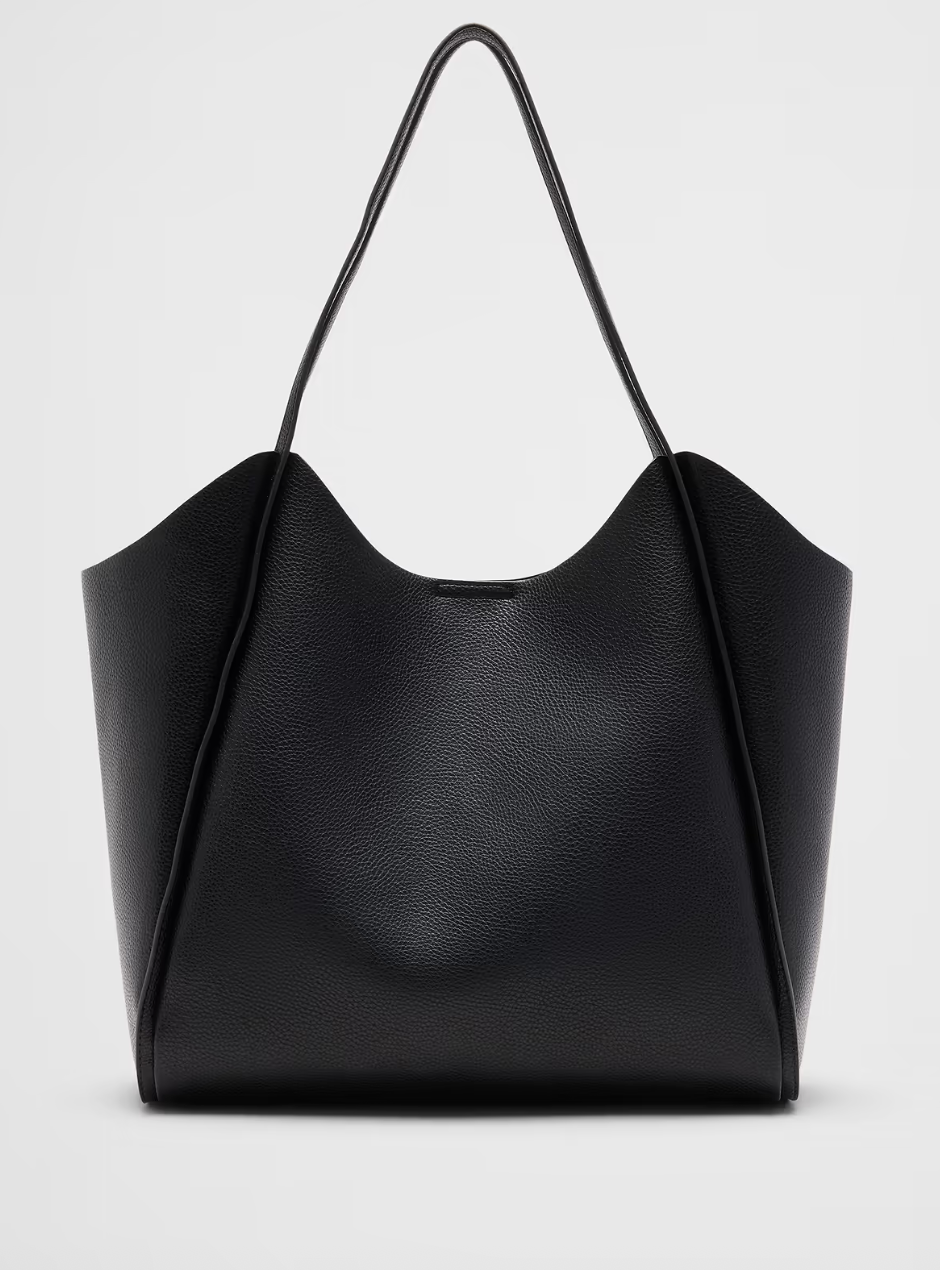 Banana Republic black tote bag