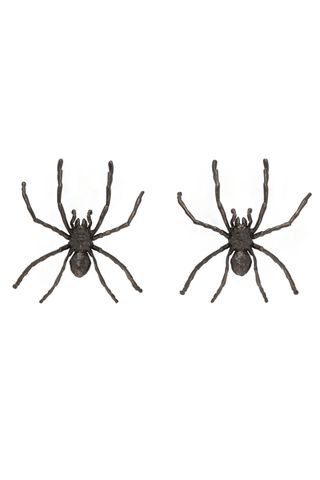 Y/Project Gunmetal Spider Earrings 