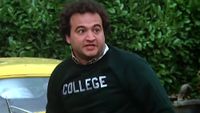John Belushi is shown as Bluto in Animal House.