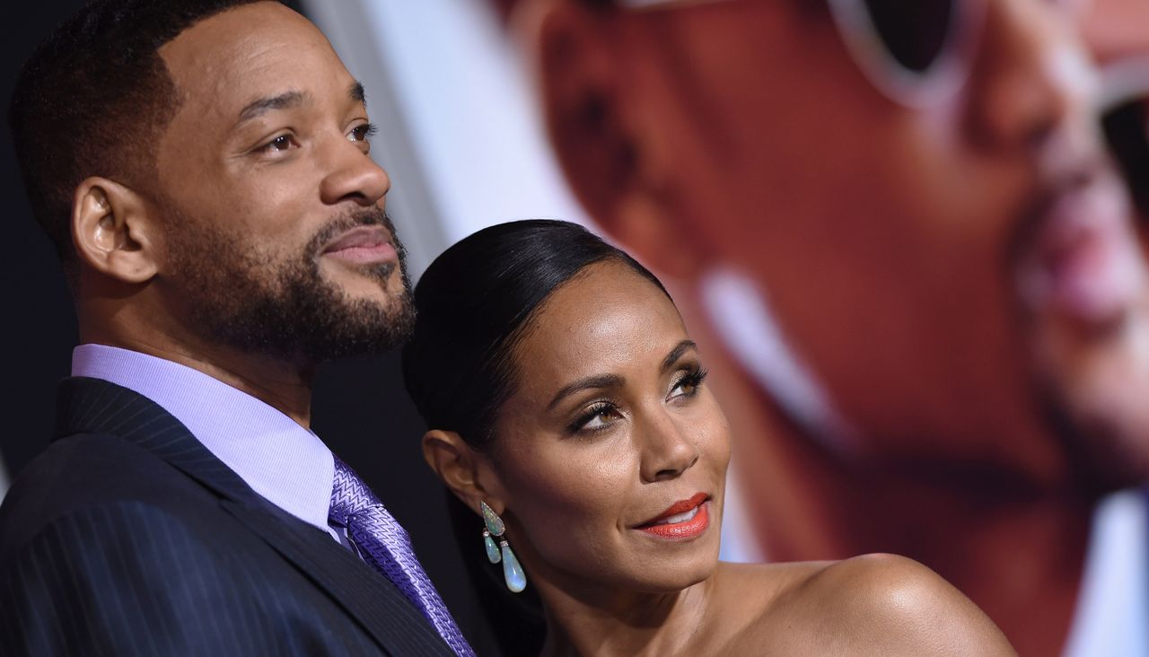 Actors Will Smith and Jada Pinkett Smith arrive at the Los Angeles World Premiere of Warner Bros. Pictures &#039;Focus&#039; at TCL Chinese Theatre on February 24, 2015 in Hollywood, California