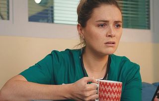 Casualty spoilers: Eddie asks Alicia why she's avoiding him...