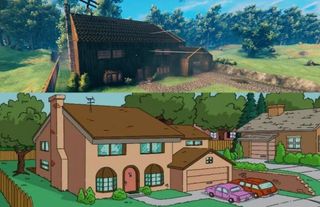 Simpsons House recreated in Valheim