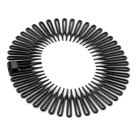 Black Plastic Flexi Comb Zig Zag Sports Headband, £2.85 for 2 | Amazon 