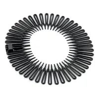 Black Plastic Flexi Comb Zig Zag Sports Headband, £2.85 for 2 | Amazon 