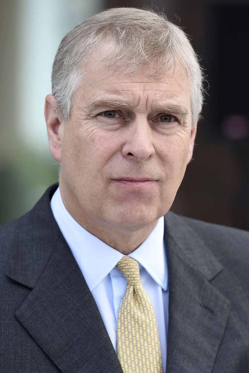 When Prince Andrew was accused of sexual assault.