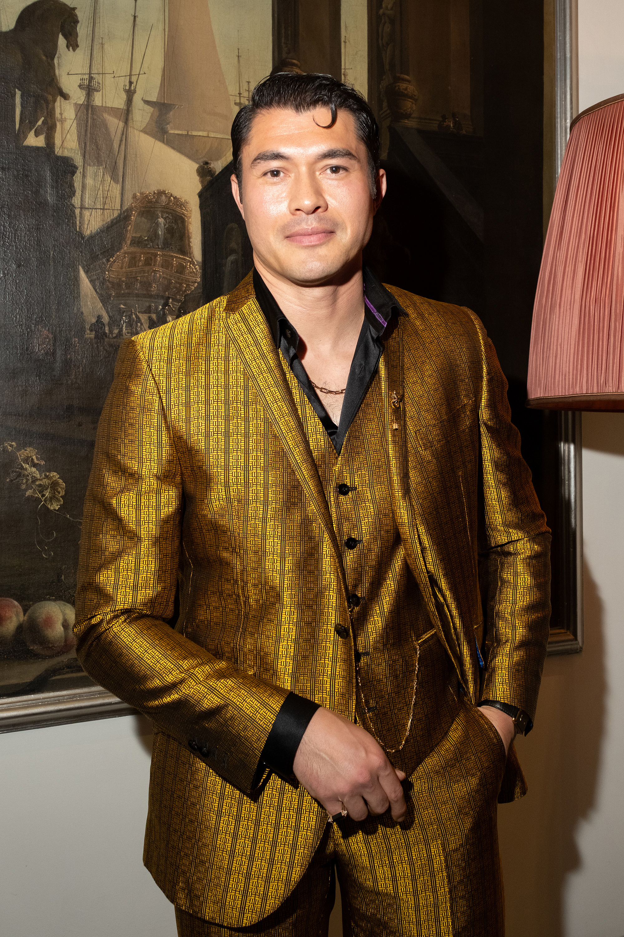 Henry Golding at Mark Hotel
